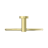 An image of Nero Tapware Mecca Hand Towel Ring Brushed Gold