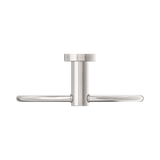 An image of Nero Tapware Mecca Hand Towel Ring Brushed Nickel