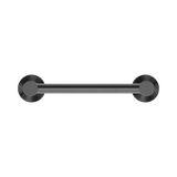 An image of Nero Tapware Mecca Hand Towel Rail Gun Metal
