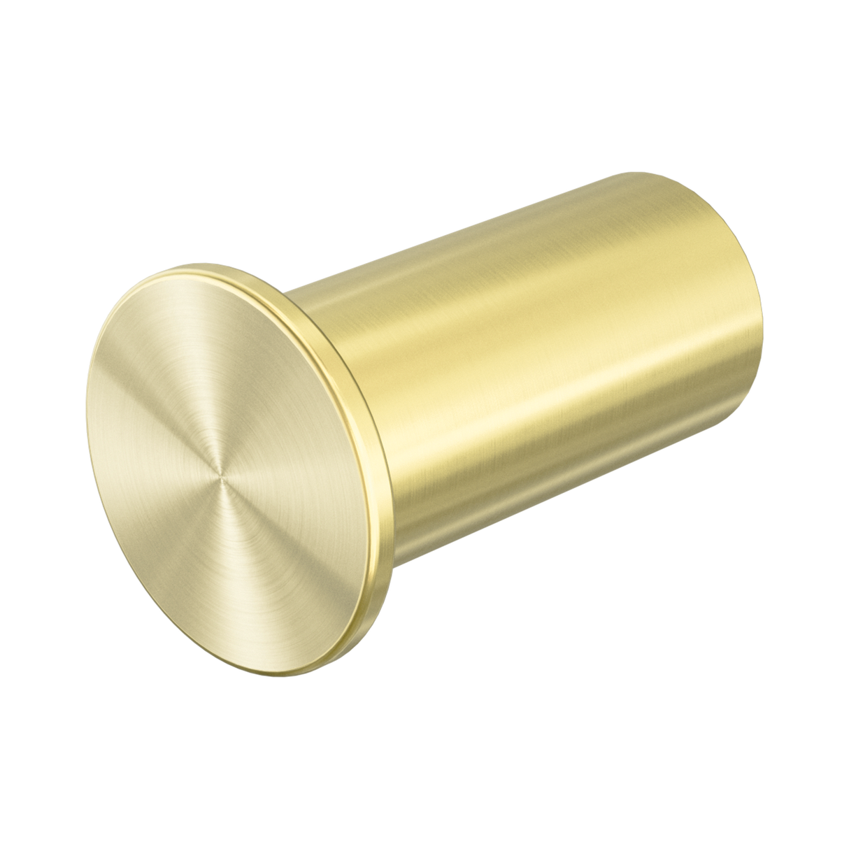 An image of Nero Tapware Mecca Robe Hook Slim Brushed Gold