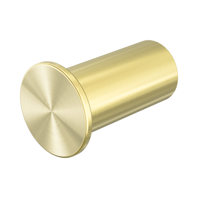 An image of Nero Tapware Mecca Robe Hook Slim Brushed Gold