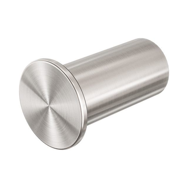 An image of Nero Tapware Mecca Robe Hook Slim Brushed Nickel