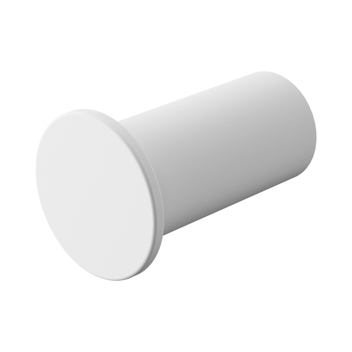 An image of Nero Tapware Mecca Robe Hook Slim Matte White