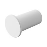 An image of Nero Tapware Mecca Robe Hook Slim Matte White
