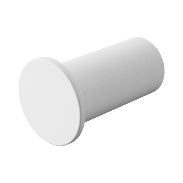 An image of Nero Tapware Mecca Robe Hook Slim Matte White