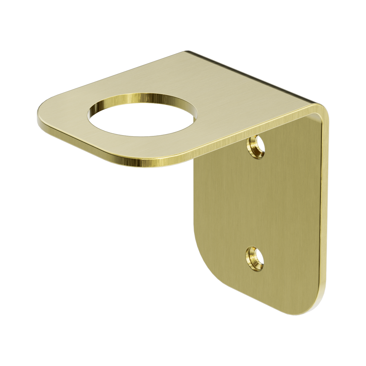 An image of Nero Tapware Mecca Soap Bottle Holder Brushed Gold