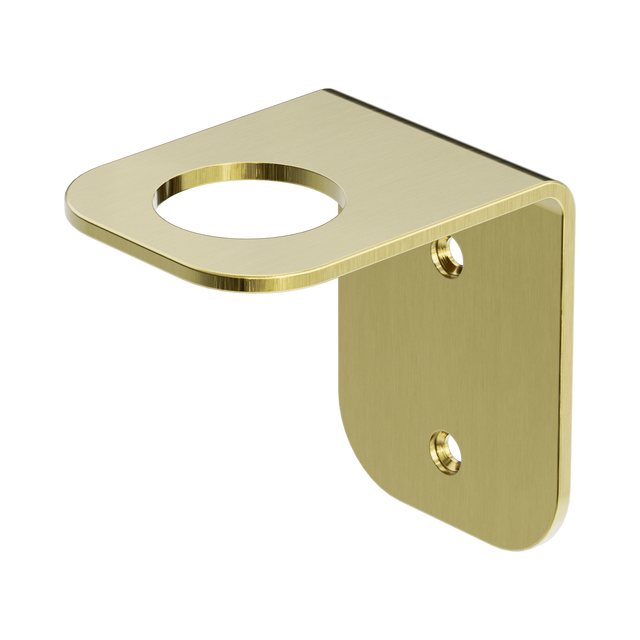 An image of Nero Tapware Mecca Soap Bottle Holder Brushed Gold