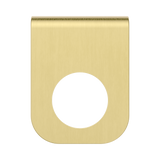 An image of Nero Tapware Mecca Soap Bottle Holder Brushed Gold