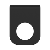 An image of Nero Tapware Mecca Soap Bottle Holder Matte Black
