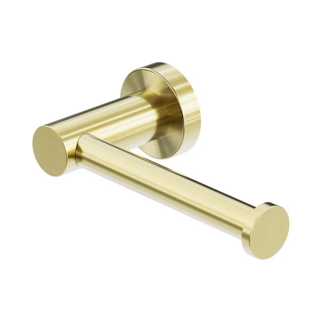 An image of Nero Tapware Mecca Toilet Roll Holder Brushed Gold