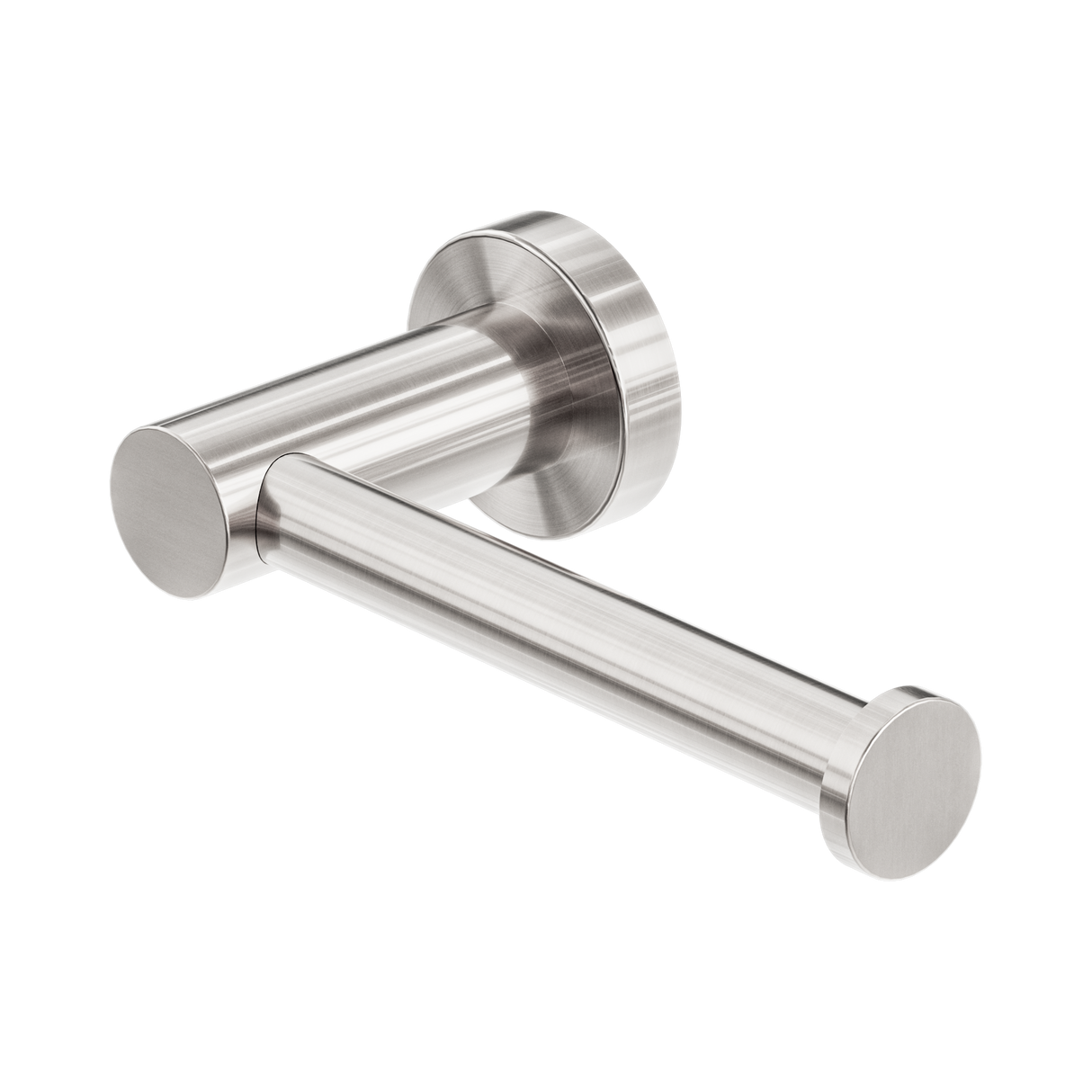 An image of Nero Tapware Mecca Toilet Roll Holder Brushed Nickel