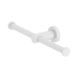 An image of Nero Tapware Mecca Double Toilet Roll Holder Matte White