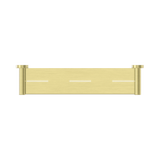 An image of Nero Tapware Mecca Metal Shower Shelf Brushed Gold