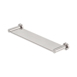 An image of Nero Tapware Mecca Metal Shower Shelf Brushed Nickel