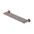 An image of Nero Tapware Mecca Metal Shower Shelf Brushed Bronze