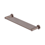 An image of Nero Tapware Mecca Metal Shower Shelf Brushed Bronze