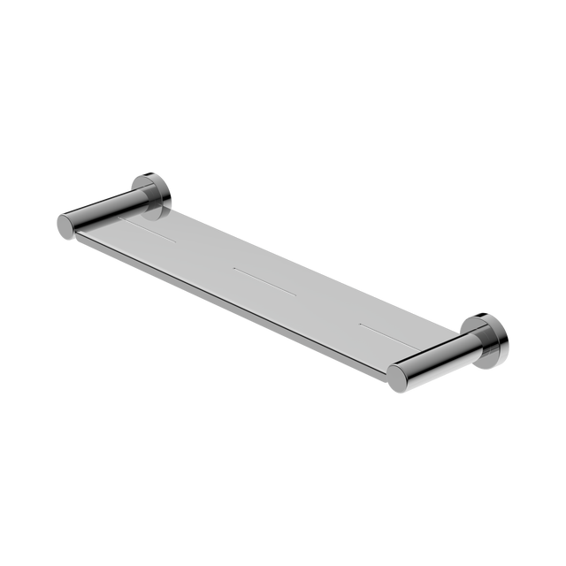 An image of Nero Tapware Mecca Metal Shower Shelf Chrome