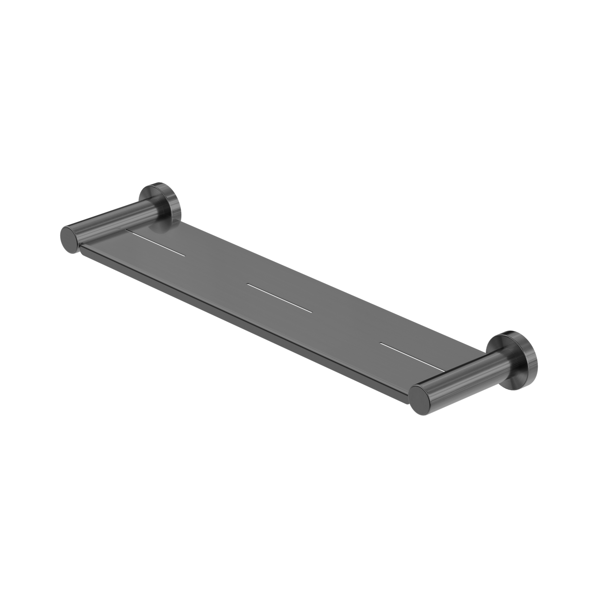 An image of Nero Tapware Mecca Metal Shower Shelf Gun Metal