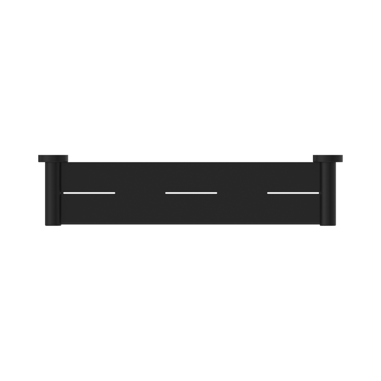 An image of Nero Tapware Mecca Metal Shower Shelf Matte Black