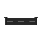 An image of Nero Tapware Mecca Metal Shower Shelf Matte Black