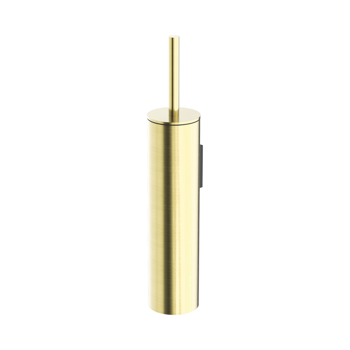 An image of Nero Tapware Mecca Toilet Brush Holder Brushed Gold