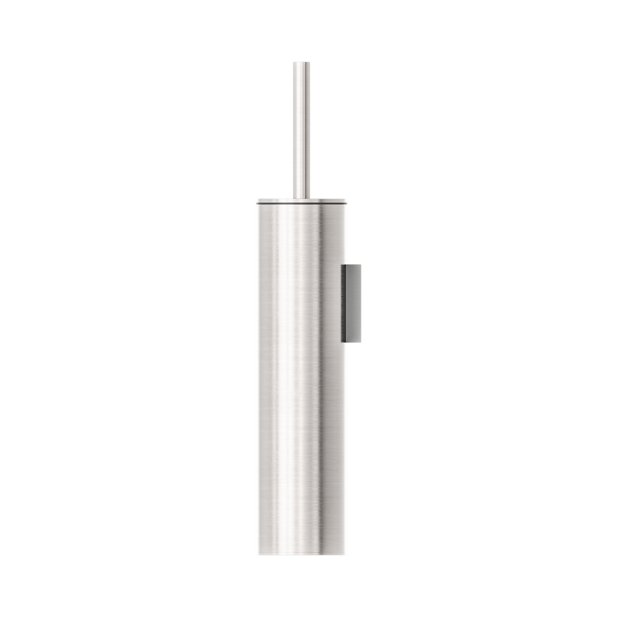 An image of Nero Tapware Mecca Toilet Brush Holder Brushed Nickel