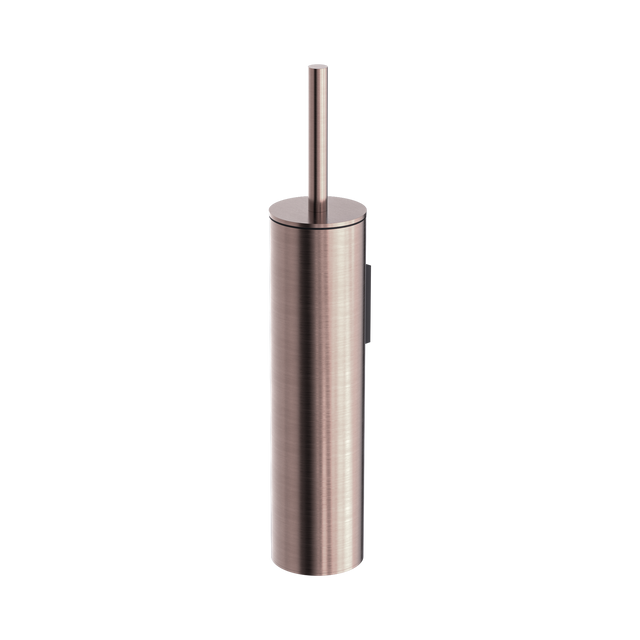 An image of Nero Tapware Mecca Toilet Brush Holder Brushed Bronze