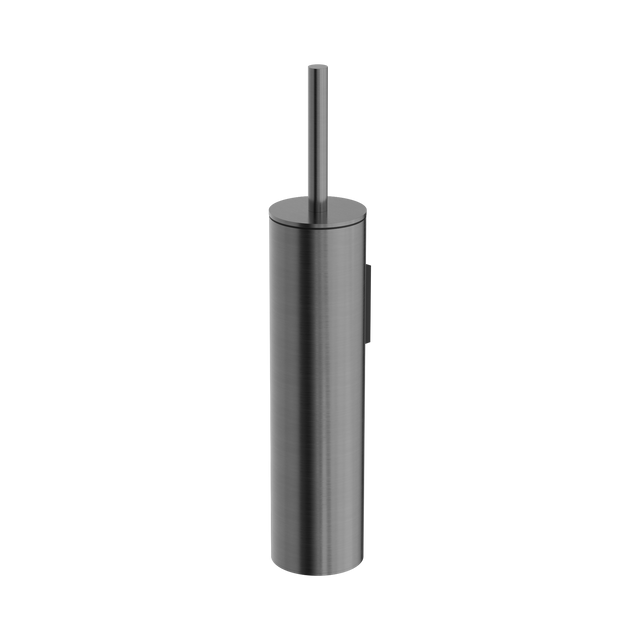 An image of Nero Tapware Mecca Toilet Brush Holder Gun Metal