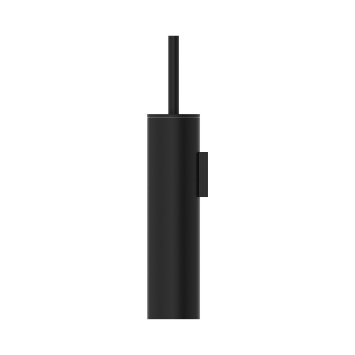 An image of Nero Tapware Mecca Toilet Brush Holder Matte Black