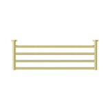 An image of Nero Tapware Mecca Towel Rack Brushed Gold