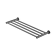 An image of Nero Tapware Mecca Towel Rack Gun Metal