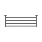 An image of Nero Tapware Mecca Towel Rack Gun Metal