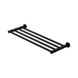 An image of Nero Tapware Mecca Towel Rack Matte Black