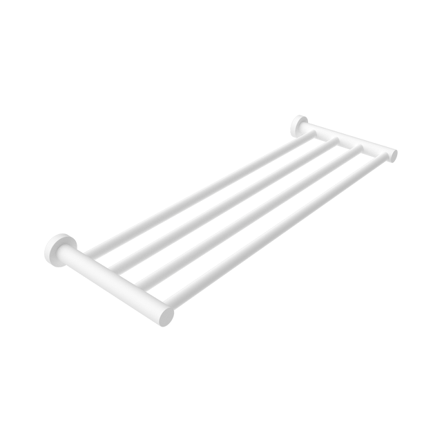 An image of Nero Tapware Mecca Towel Rack Matte White