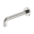 An image of Nero Tapware X Plus Wall Basin Set Spout Only 215mm Brushed Nickel