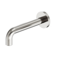 An image of Nero Tapware X Plus Wall Basin Set Spout Only 180mm Brushed Nickel