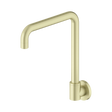 An image of Nero Tapware X Plus Wall Mounted Swivel Spout Only Brushed Gold