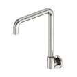 An image of Nero Tapware X Plus Wall Mounted Swivel Spout Only Brushed Nickel