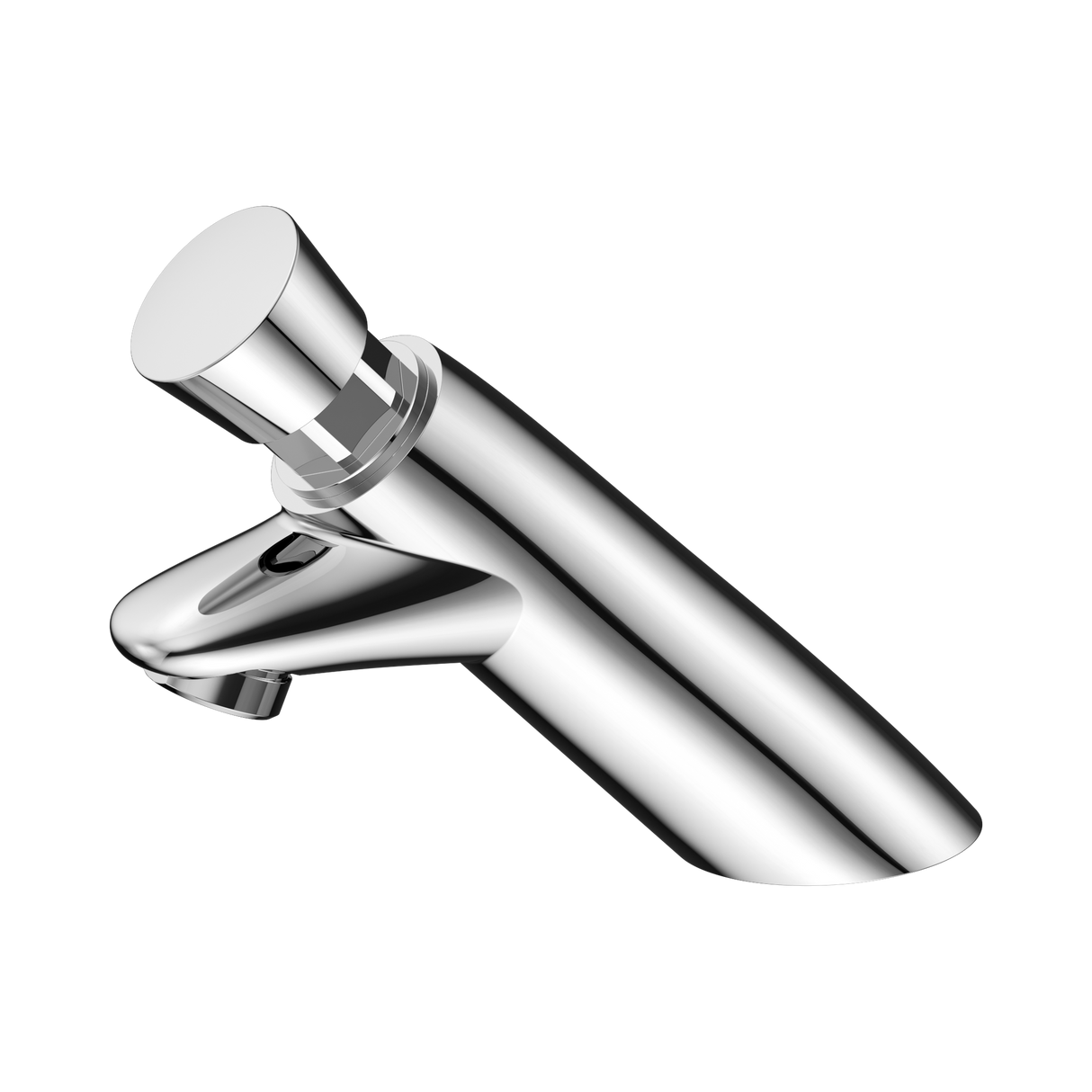 An image of Nero Tapware SS316 Lead Free Timeflow Push Button Pillar Tap Chrome