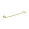 An image of Nero Tapware Dolce II Single Towel Rail 600mm Brushed Gold