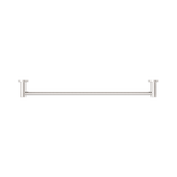 An image of Nero Tapware Classic Single Towel Rail 600mm Brushed Nickel