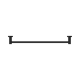 An image of Nero Tapware Classic Single Towel Rail 600mm Matte Black