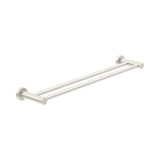 An image of Nero Tapware Classic Double Towel Rail 600mm Brushed Nickel