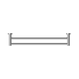 An image of Nero Tapware Classic Double Towel Rail 600mm Chrome