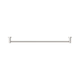 An image of Nero Tapware Classic Single Towel Rail 800mm Brushed Nickel