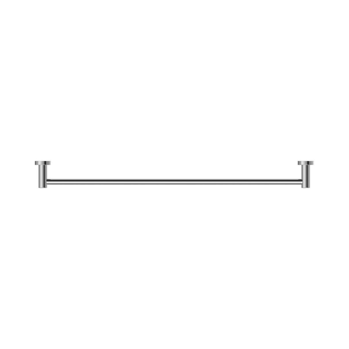 An image of Nero Tapware Classic Single Towel Rail 800mm Chrome