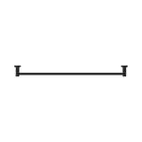 An image of Nero Tapware Classic Single Towel Rail 800mm Matte Black