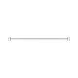An image of Nero Tapware Classic Double Towel Rail 800mm Brushed Nickel