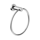 An image of Nero Tapware Classic Hand Towel Ring Chrome