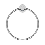 An image of Nero Tapware Classic Hand Towel Ring Chrome